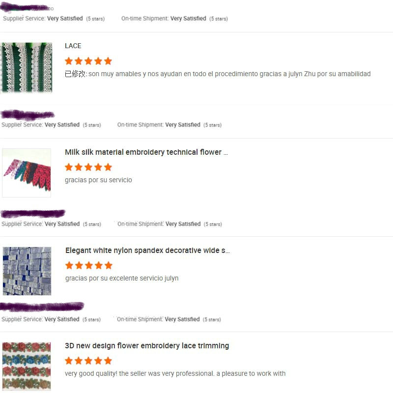 Wholesale Latest Model High Quality Polyester Fringe Lace