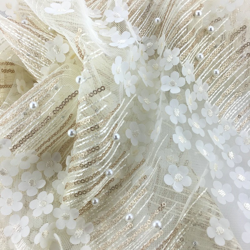 Classic Design Multi Colors Organza Lace Trim Embroidery Organza Lace Wholesale